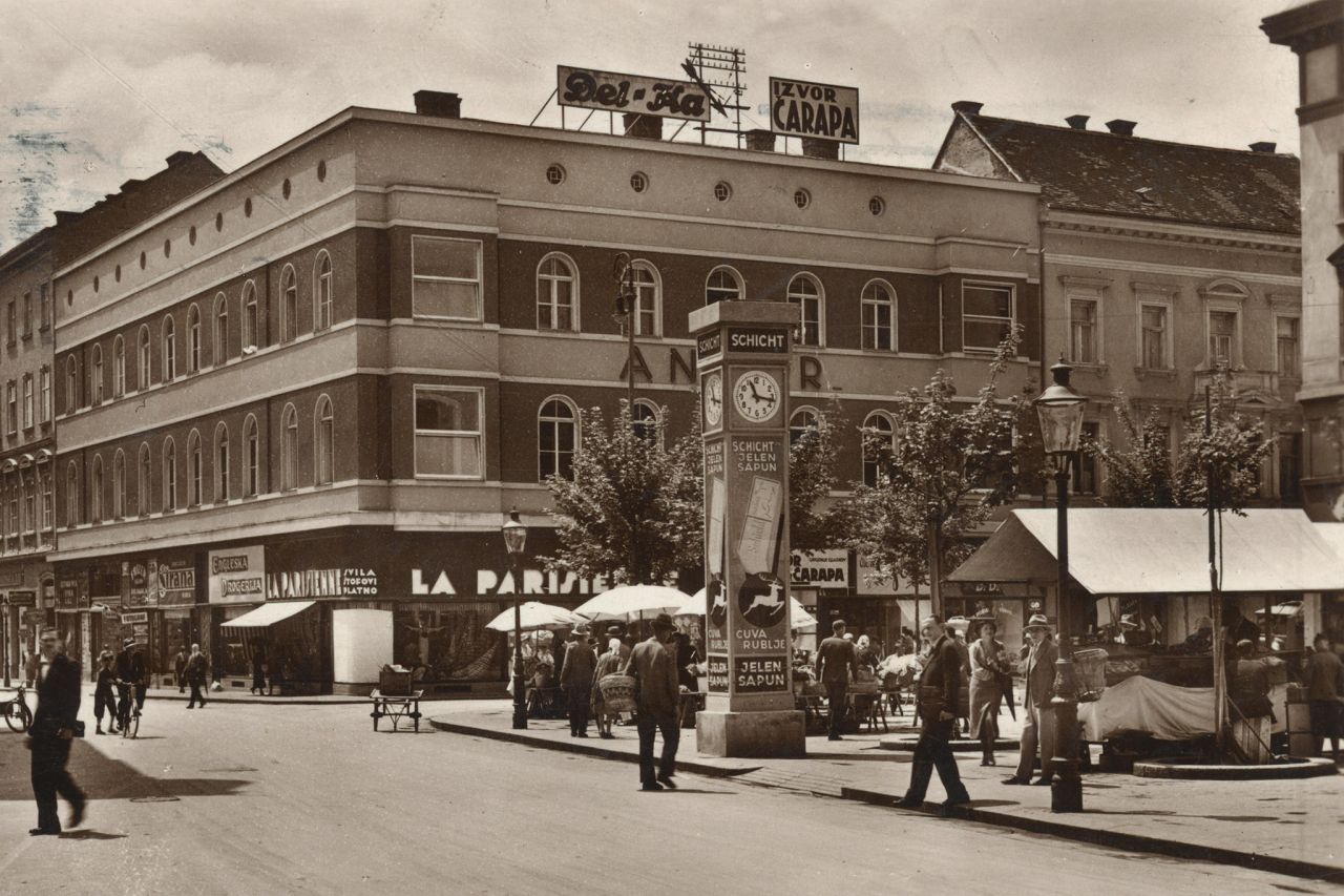 Trg Petra Preradovića oko 1935. godine